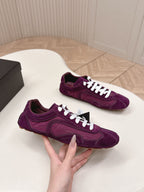 Prada 26ss German Training Burgundy Suede Re Nylon 644212