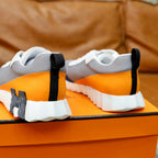 HM BOUNCING SNEAKER NAVY AND GRAY CANVAS