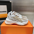 LV Run 55 Sneaker 50mm Brown Monogram Jacquard Fabric