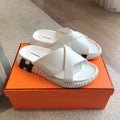 HM INFRA SANDAL WHITE CALFSKIN