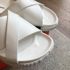 HM INFRA SANDAL WHITE CALFSKIN