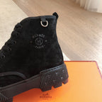 HM ITINERAIRE ANKLE BOOT BLACK SUEDE