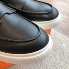 HM IKE SLIP-ON SNEAKER BLACK CALFSKIN