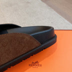 HM Men's 25 Johan Mule Dark Brown Suede 582076