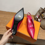 HM Lover Pump 40mm Rose Framboise Calfskin 429021