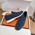 HM Impact Loafers Charcoal Blue Suede 526165
