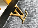 CAPUCINES BB 27 BLACK TAURILLON GOLD HARDWARE