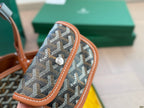 ANJOU MINI BAG 21 IN BROWN GOYARDINE CANVAS AND CALFSKIN