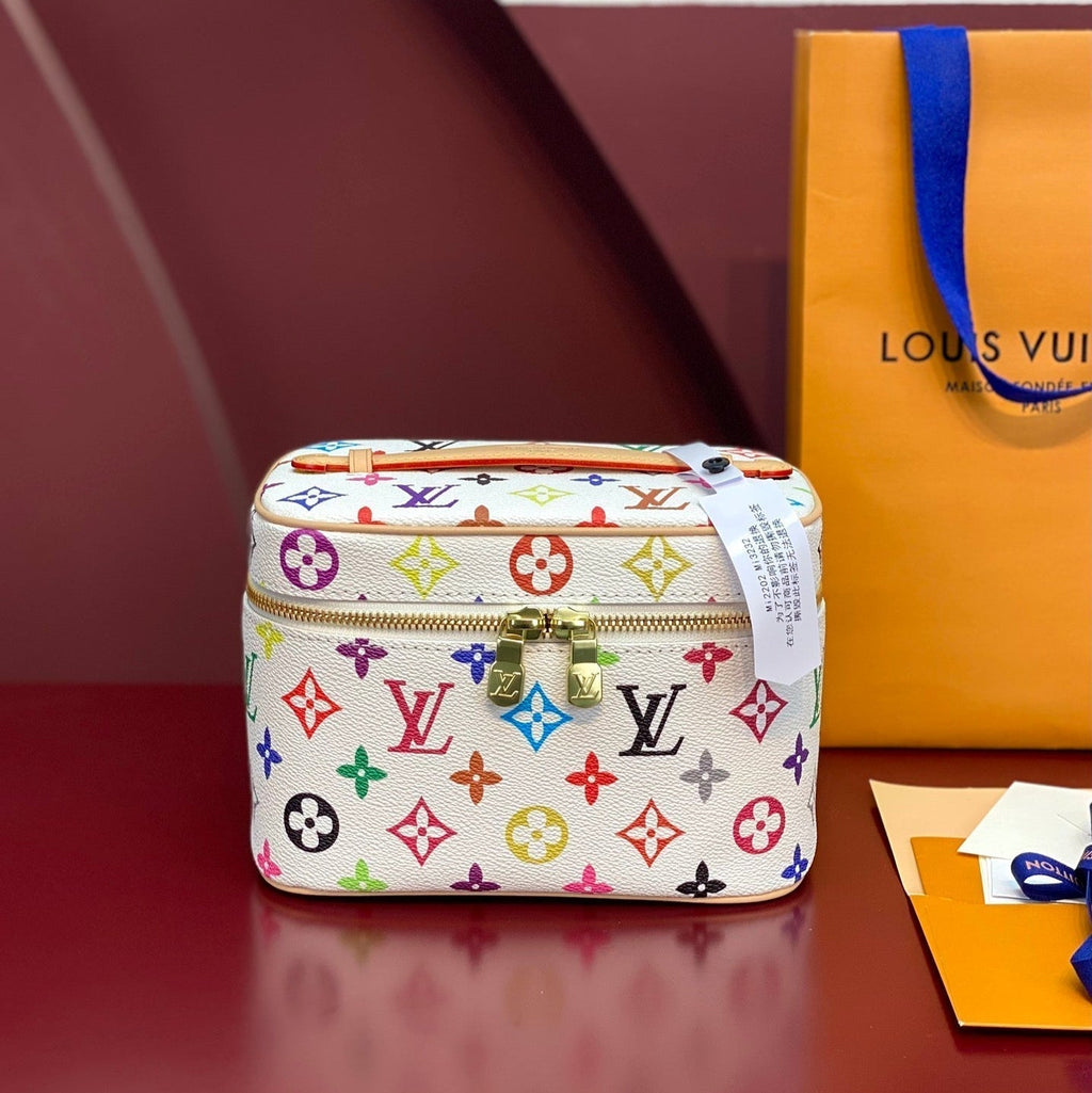 NICE BB 20 IN MULTICOLOR MONOGRAM CANVAS GOLD ZIPPER