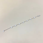 Graff New Full Diamond 8-Fan Shaped Sliver Bracelet