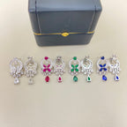 Graff New Popular Colorful Tassel Butterfly Earrings