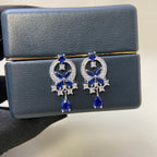 Graff New Popular Colorful Tassel Butterfly Earrings