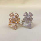BVL Full Diamond Windmill Ring