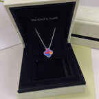VCA Clover Vintage Pink Mop Necklace