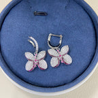 Graff Full-Diamond Butterfly Earrings