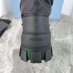 PRA Moon Boots Black Recycled Nylon & Cowhide 454739