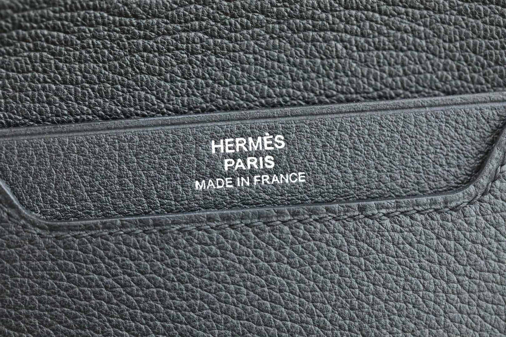 HM R.M.SCard Holder Black Togo Leather 284476