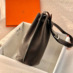 HM So Kelly Shoulder Bag 22cm Etoupe Cowhide 284532