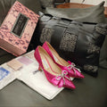 Jimmy 26s Crystal Pumps 85 Pink Silk Satin Cowhide 596335