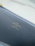 LV Zippy Wallet Black Beige Monogram Empreinte Leather 221539