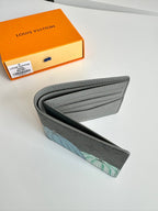 LV x YK Pumpkins Slender Wallet Monogram Eclipse Canvas 221437