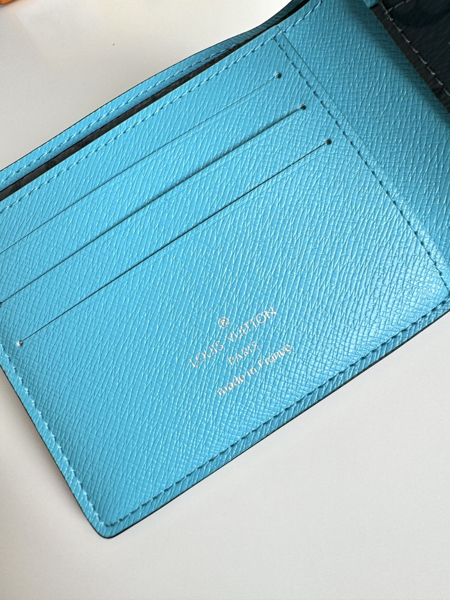 LV Multiple Wallet Turquoise Monogram Eclipse Canvas 221448