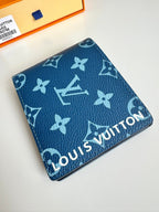LV M82798 Multiple Wallet Blue Brown Monogram Canvas 221260