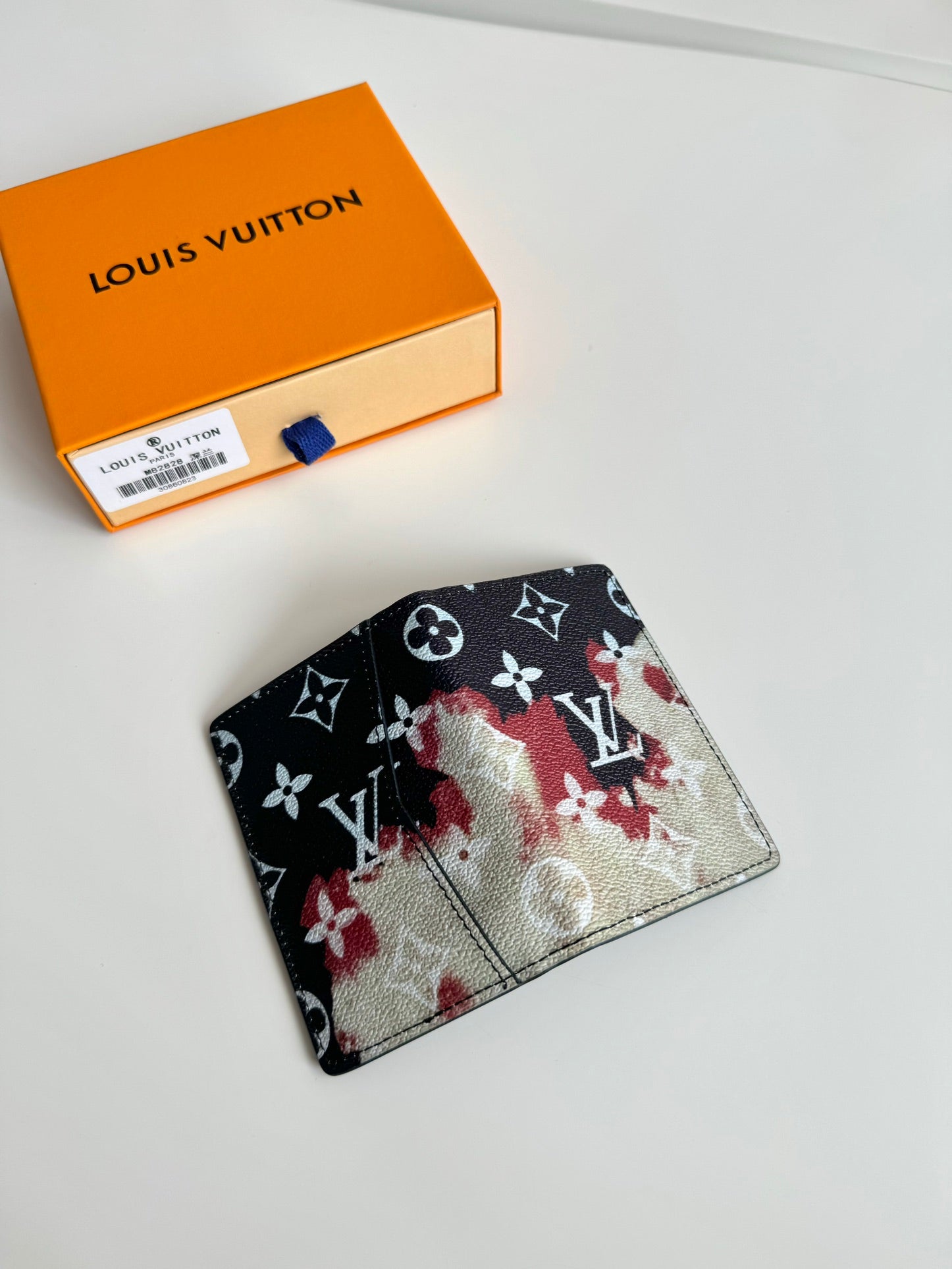 LV Pocket Wallet Ink Blue Monogram Canvas 221272