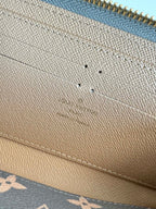 LV Clemence Wallet Trianon Gray Monogram Canvas GHW 221282
