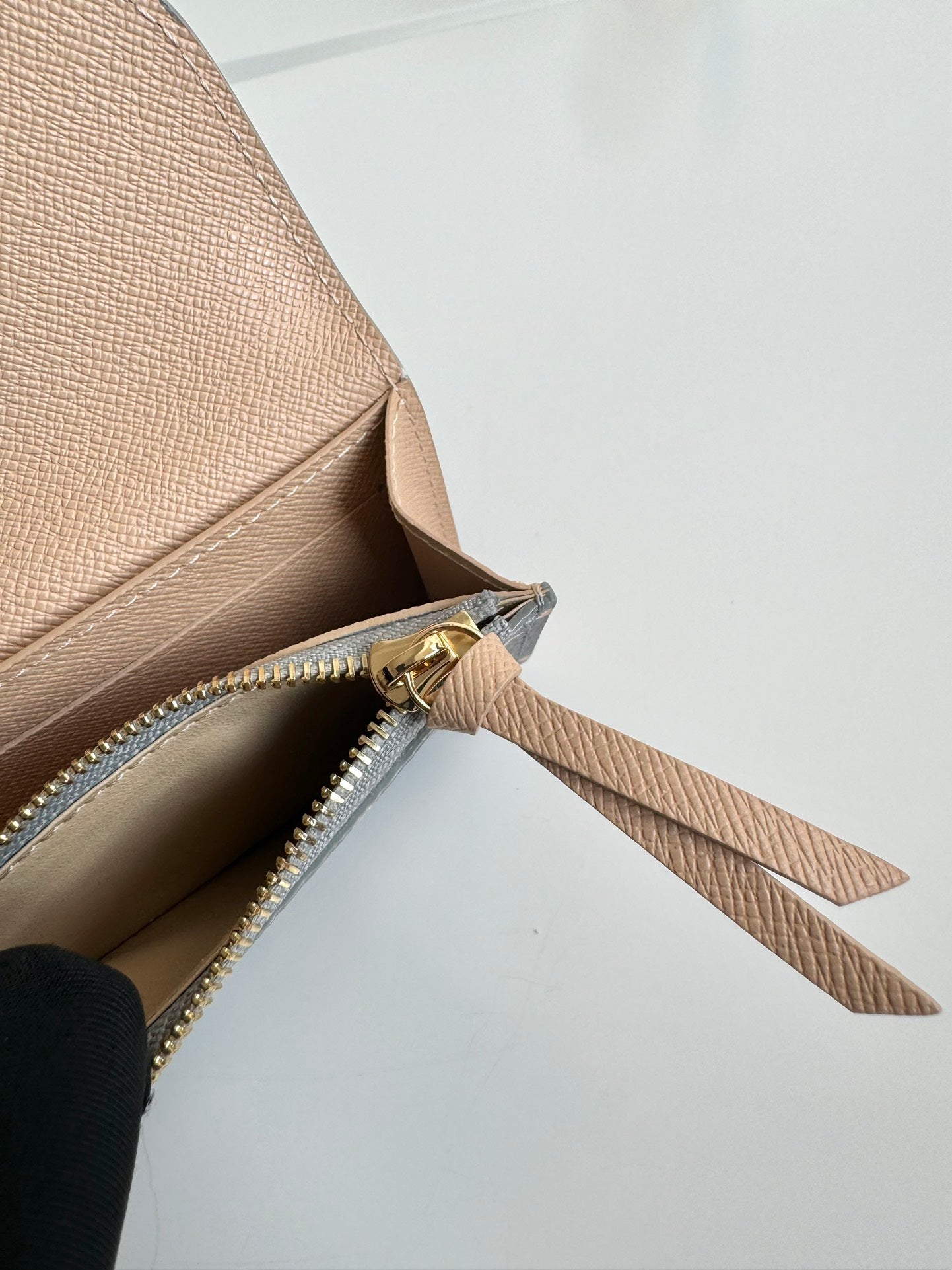 LV 24 Rosalie Coin Purse Trianon Gray Canvas GHW 221287