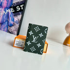 LV Pocket Organizer Green Ostrich Pattern 221310