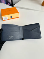 LV Multiple Wallet Navy Blue Monogram Gradient Canvas 221313