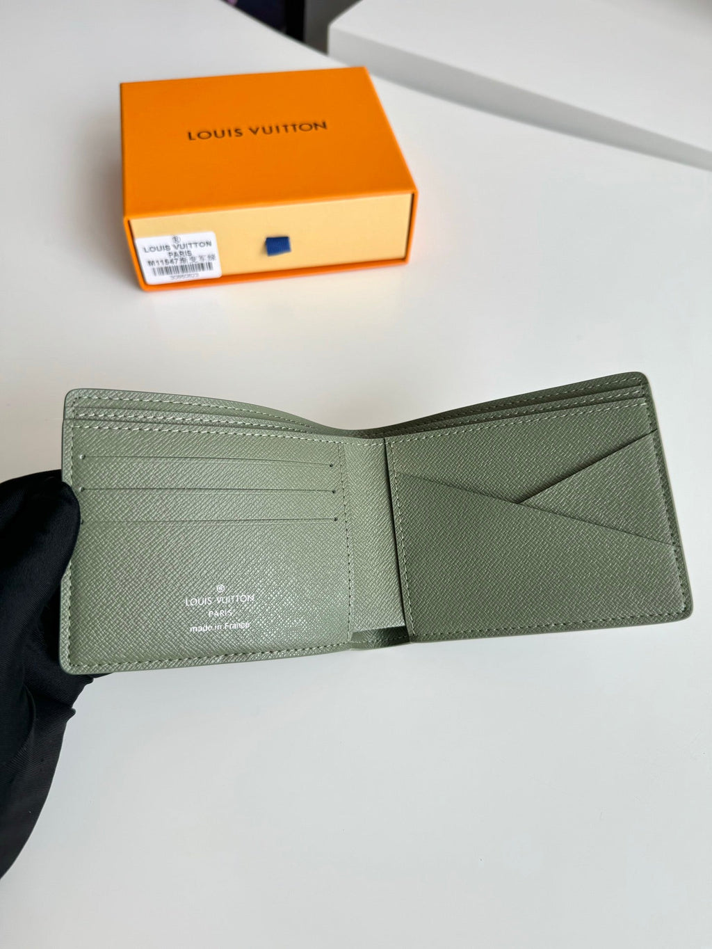 LV Multiple Wallet Green Monogram Gradient Canvas 221316