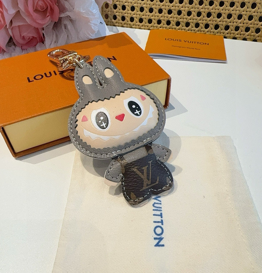 LV Brown Labubu Charm