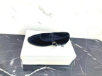 Celine 25 Eve Triomphe Ballet Flat Blue Velvet 547726
