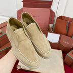 LP Open Walk Ankle Boot In Beige Mix White Suede  978052
