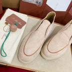 LP Open Walk Ankle Boot In Light Beige Pink Mix Brown Suede 978058