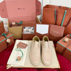 LP Open Walk Ankle Boot In Light Beige Pink Mix Pink Suede 978054