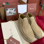LP Open Walk Ankle Boot In Light Brown Suede 978060