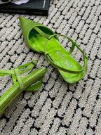 PRA SATIN SLINGBACK PUMPS CHARTRE