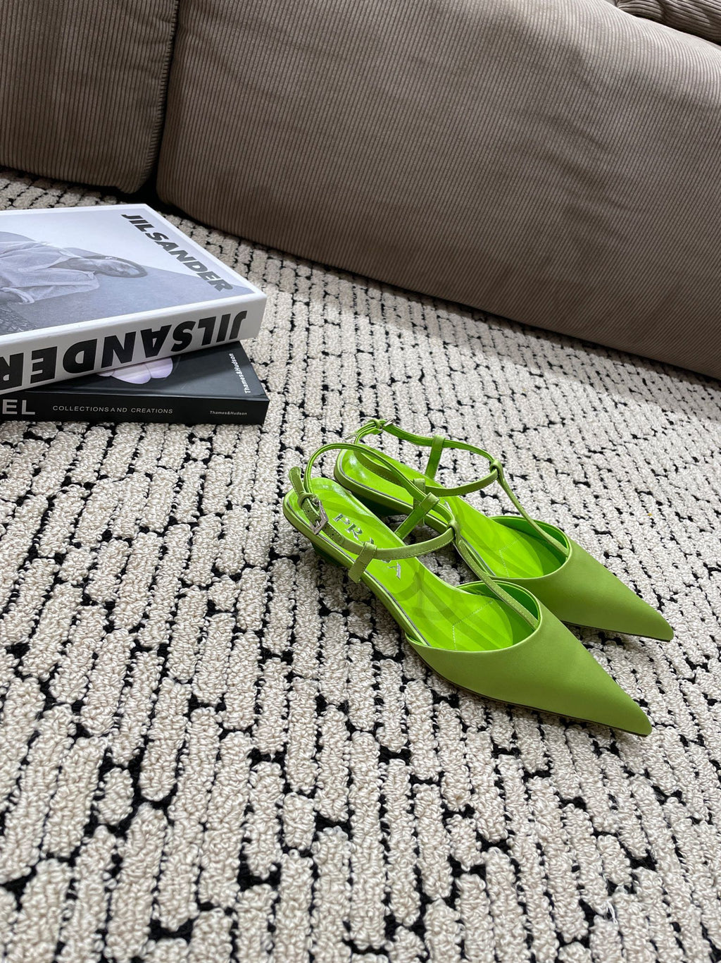 PRA SATIN SLINGBACK PUMPS CHARTRE