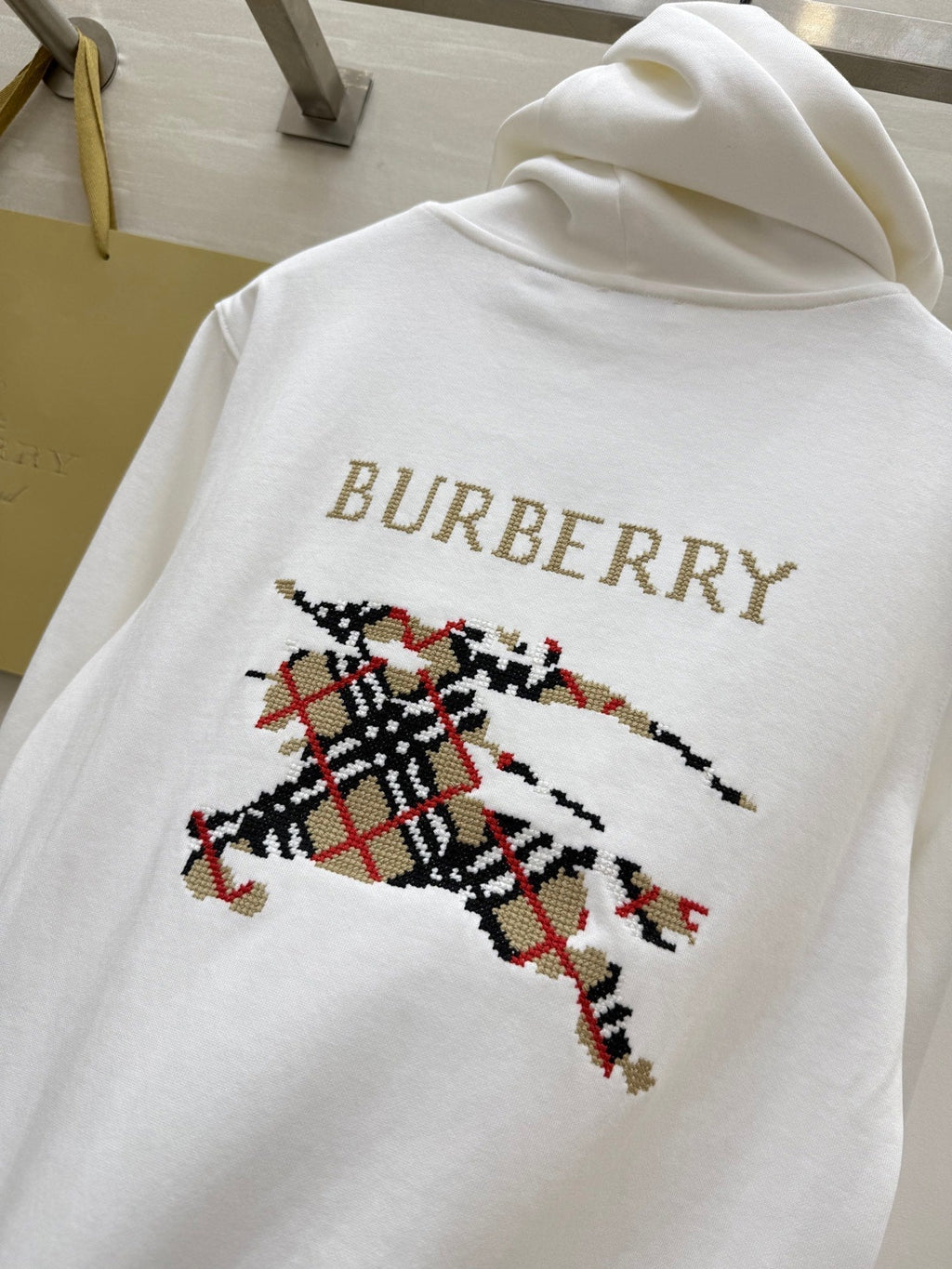 Bur 25 Hoodie White Wool