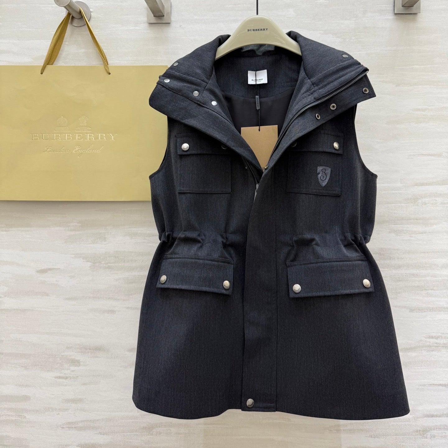 Bur 25 Autumn And Winter Wool Coat Black
