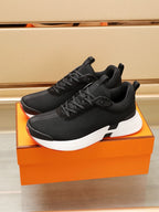 HM HUGO SNEAKER BLACK AND WHITE BREATHABLE FABRIC