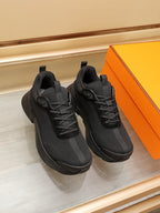HM HUGO SNEAKER BLACK BREATHABLE FABRIC