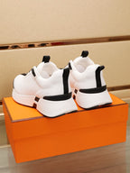 HM HUGO SNEAKER WHITE BREATHABLE FABRIC