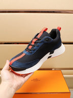 HM HUGO SNEAKER BLACK AND DENIM WEAVE