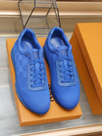 LV CLASSIC SNEAKER COBALT BLUE DAMIER