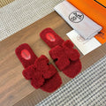 HM Oran Sandal Red Wool 543694