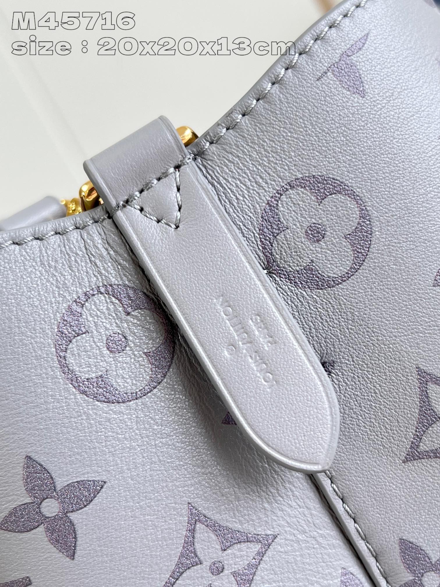 NEONOE BB 20 GRAY MONOGRAM CANVAS